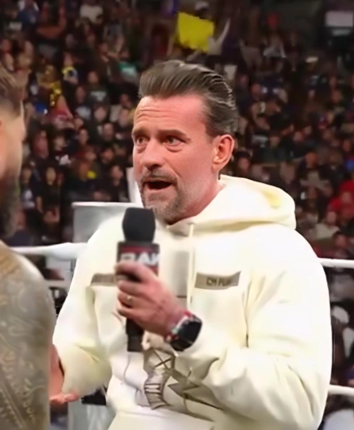 WWE CM Punk Beige Hoodie