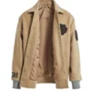 WWE CM Punk Chicago Blackhawks Khaki Jacket