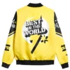 WWE CM Punk GTS Yellow Bomber Jacket