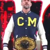 WWE CM Punk Steiner Bros University Of Michigan Varsity Jacket