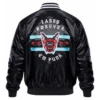 WWE Elimination Chamber CM Punk Larry Forever Black Satin Varsity Jacket