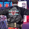 WWE Elimination Chamber CM Punk Larry Forever Satin Varsity Jacket