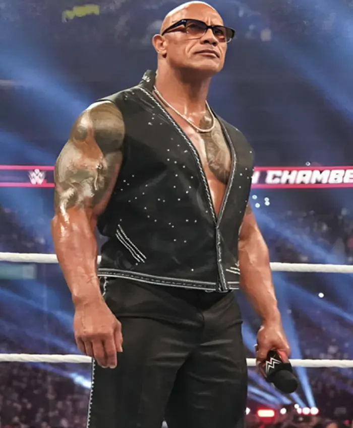 Alternative view of The Rock WWE Elimination Chamber Vest