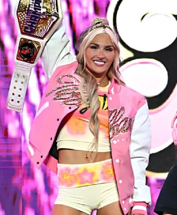 WWE Fanatics Fest 2026 Tiffany Stratton Varsity Jacket
