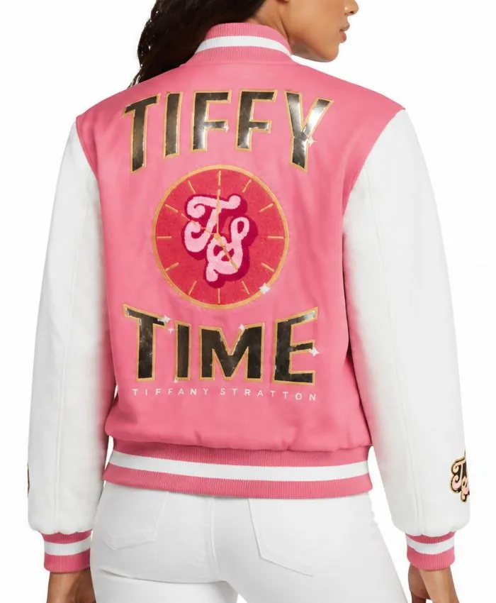 WWE Fanatics Fest 2026 Tiffany Stratton Varsity Jackets Back