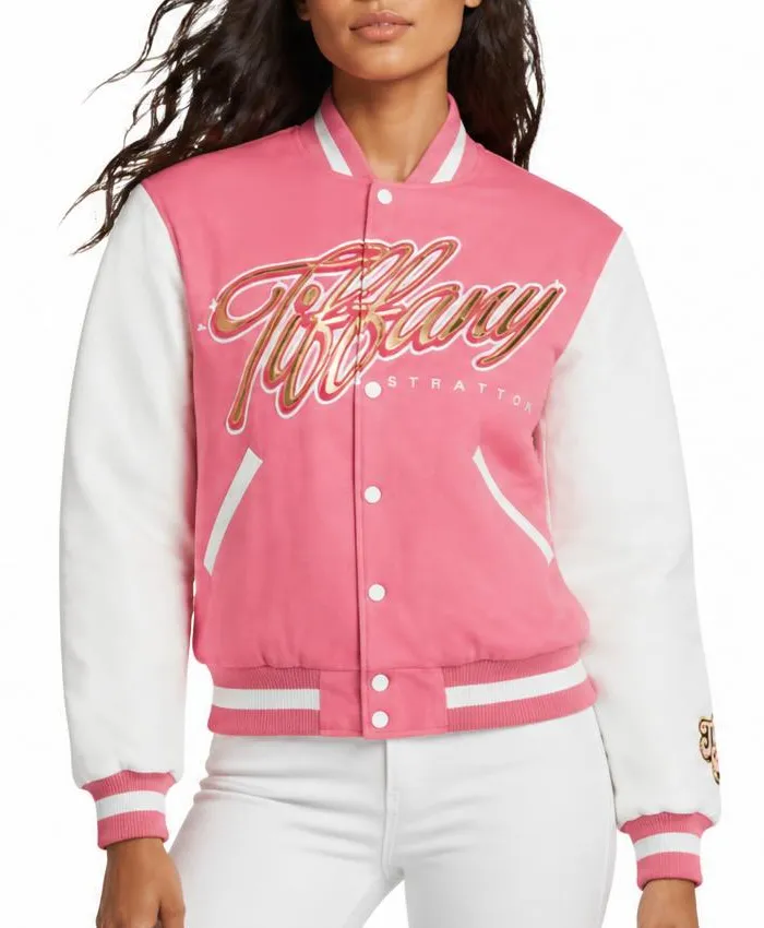 WWE Fanatics Fest 2026 Tiffany Stratton Varsity Jackets Front