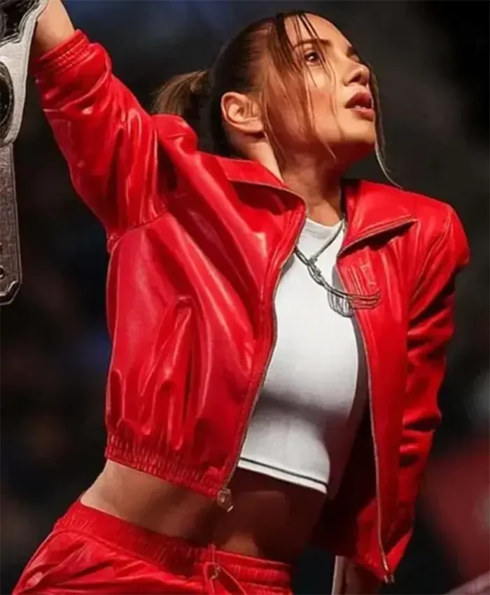 WWE Monday Night RAW 2025 Becky Lynch Leather Jacket