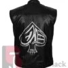 WWE Money In The 2024 Damian Priest Black Leather Vest For Sale
