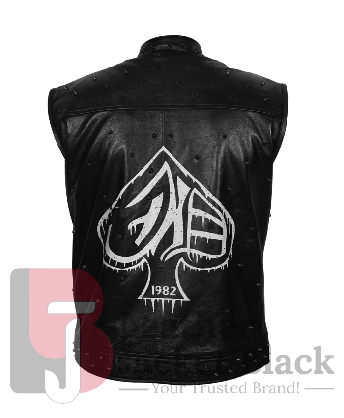 WWE Money In The 2024 Damian Priest Black Leather Vest For Sale