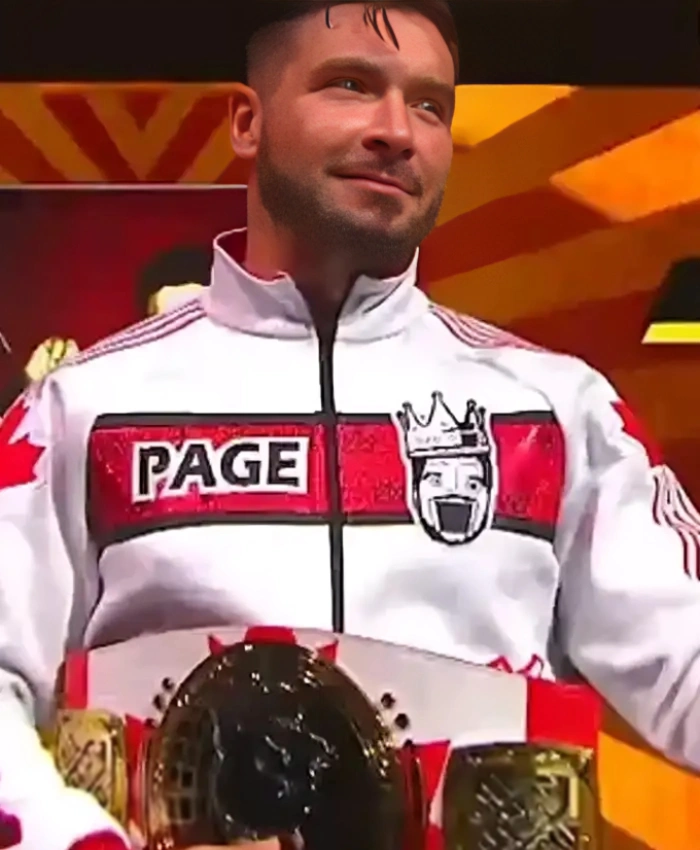 WWE NXT Ethan Page White Jacket