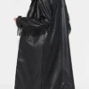 WWE Raw 2024 Gionna Daddio Leather Fringe Trench Coat