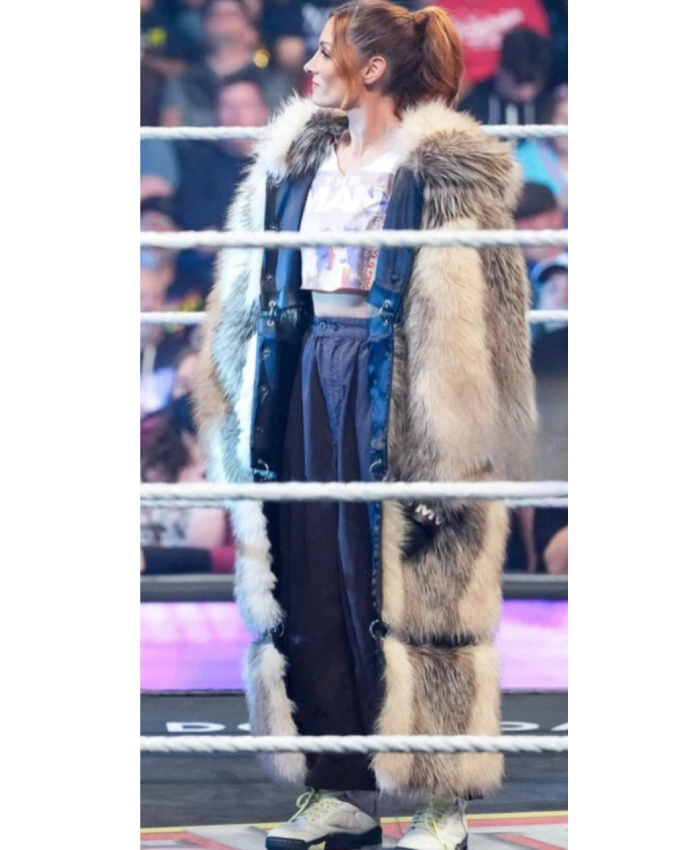 Becky Lynch Chinchilla Fur Coat