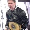 WWE Survivor Series WarGames 2025 CM Punk Larrys Dad Black Jacket