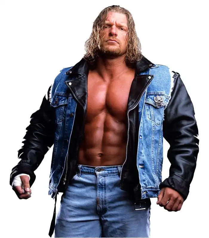 WWE Triple H Denim Blue Vest