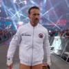 WWE WrestleMania 42 CM Punk Bo Lueders White Bomber Jacket
