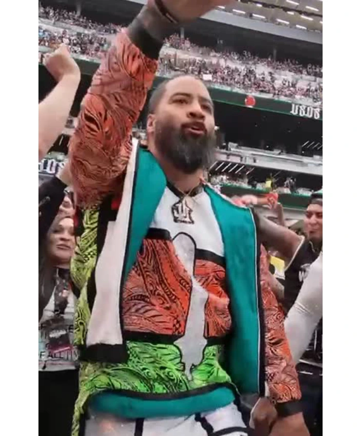 Jimmy Uso WrestleMania 42 Multicolor Jacket