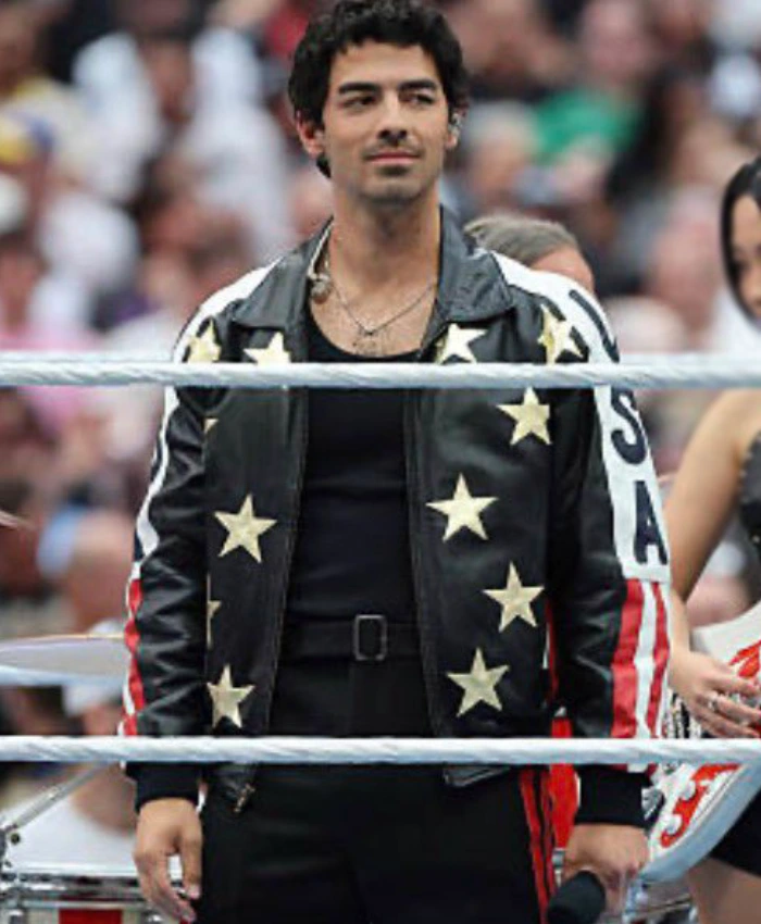 Joe Jonas WrestleMania 42 Stars jacket - Image 3