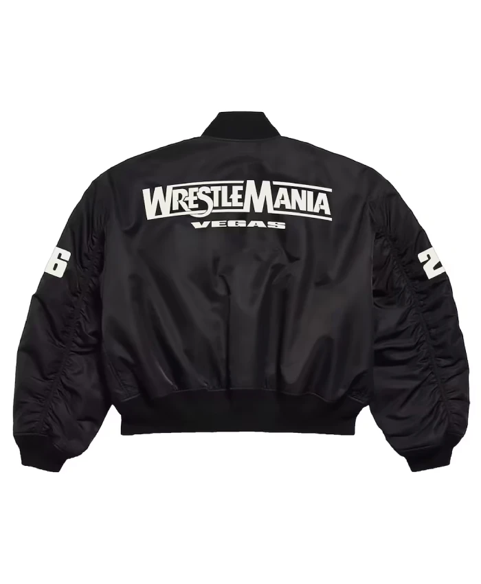 Alternative view of WWE X Xo Bomber Jacket