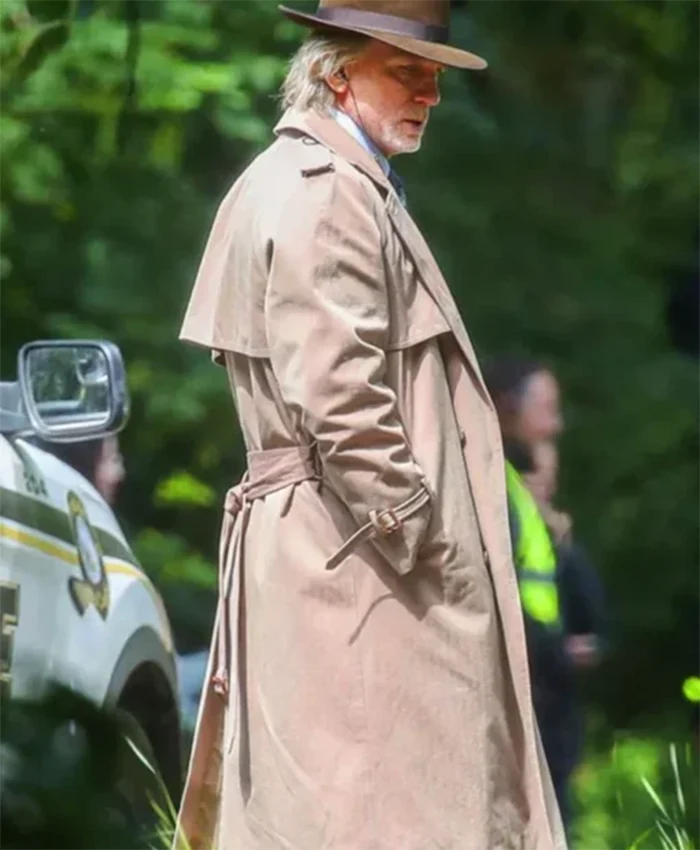 Wake Up Dead Man 2025 Daniel Craig Beige Coat