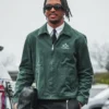 Washington Commanders Jayden Daniels Green Cotton Jacket For Unisex