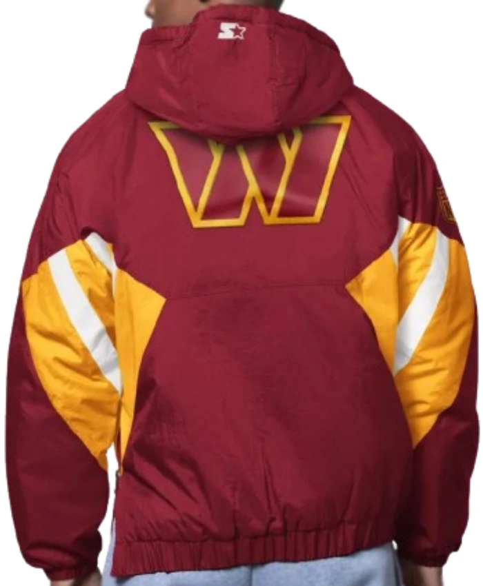 Washington Commanders Line Up Breakaway Burgundy Jacket