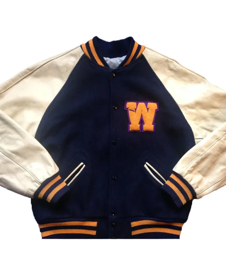 Washington Huskies Navy And White Varsity Jacket