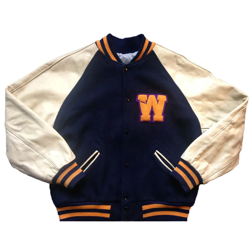 Washington Huskies Navy And White Varsity Jacket