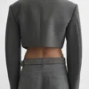 Watch What Happens Live Grey Chrissy Teigen Jacket