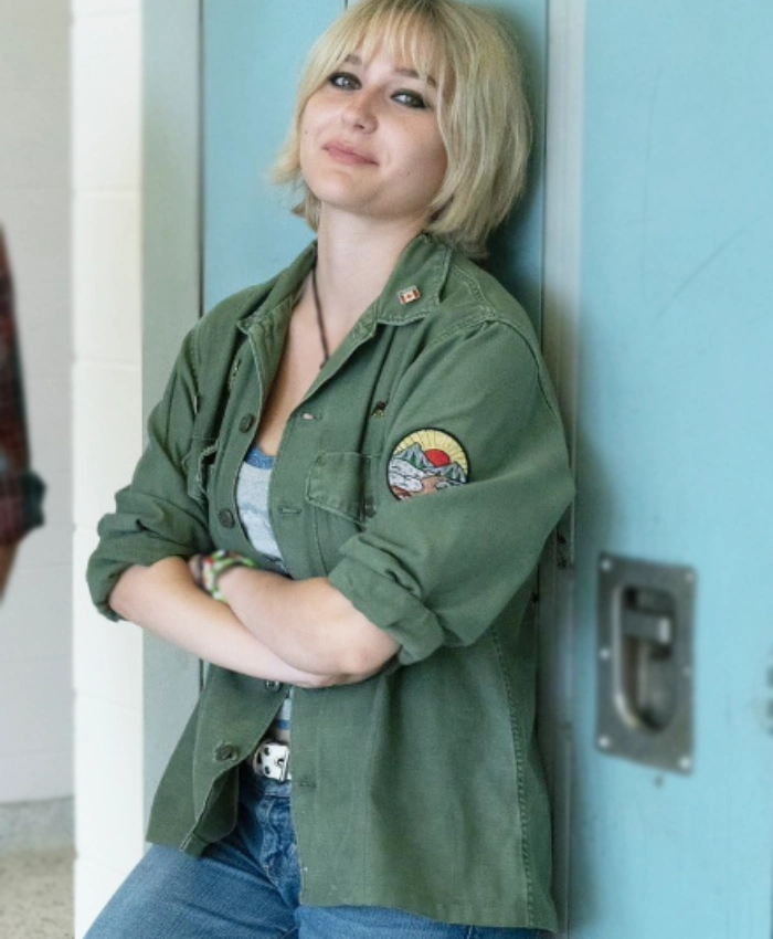 Wayward 2025 Alyvia Alyn Lind Green Denim Jacket