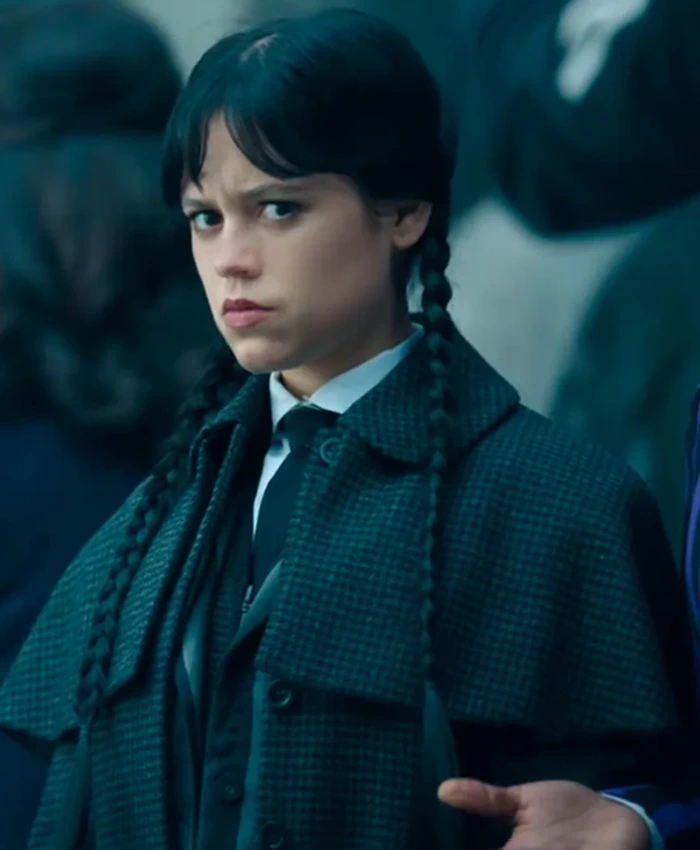 Wednesday S02 Jenna Ortega Coat