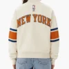 Kith NY Knicks 2026 Champions Off White Jacket