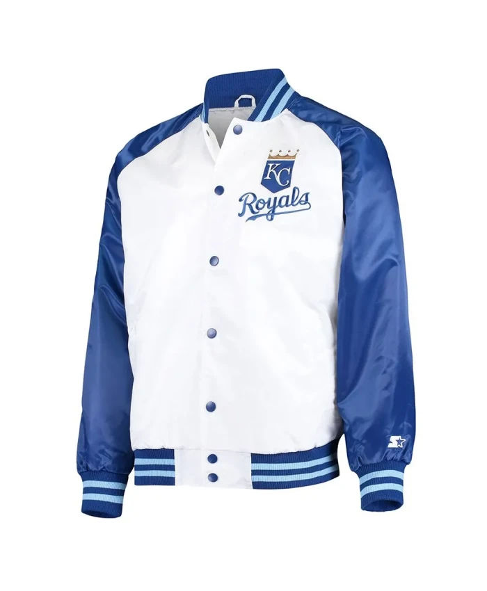 WhiteRoyal Kansas City Royals Clean Up Hitter Jacket