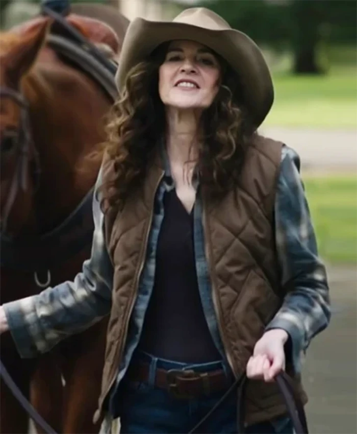 Wild Cards 2025 Ally Sheedy Brown Vest