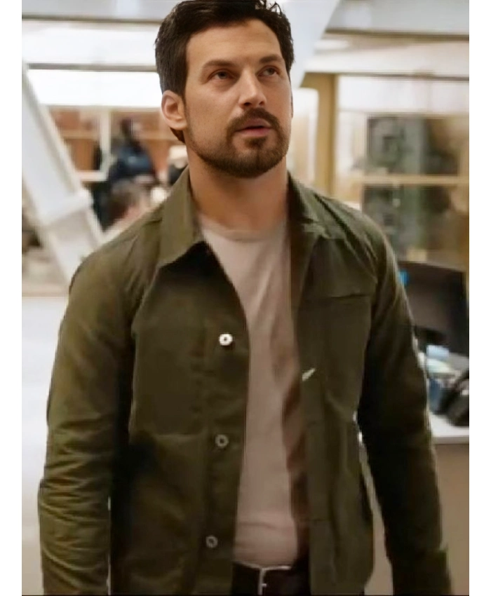 Wild Cards S3 Giacomo Gianniotti Green Jacket