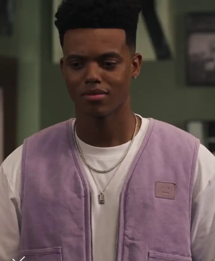 Will Smith Bel Air S03 Purple Vest