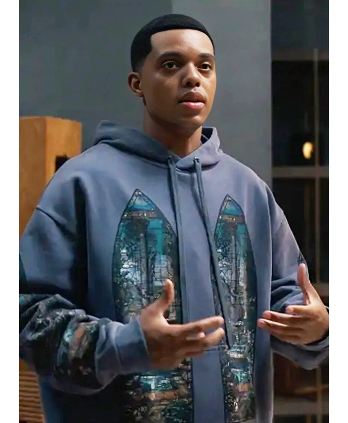 Will Smith Bel Air S04 Purple Window Print Hoodie
