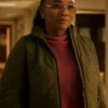 Will Trent Amanda Wagner Green Quilted Jacket