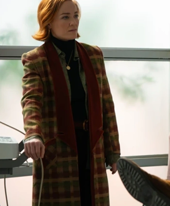 Will Trent S03 Angie Polaski Checkered Coat