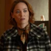Will Trent S03 Angie Polaski Plaid Coat