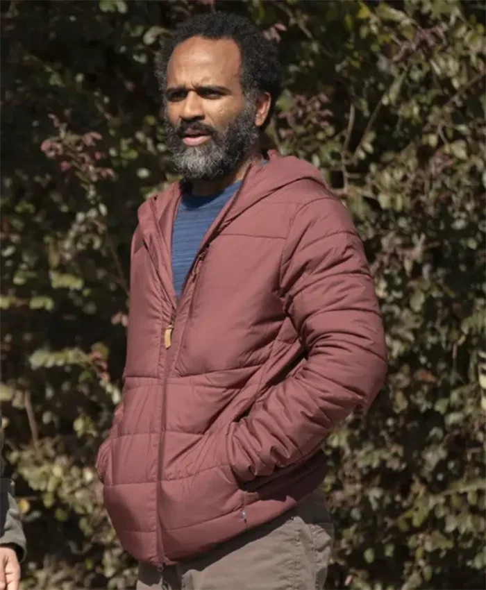 Will Trent S03 Anthony S. Goolsby Maroon Puffer Jacket