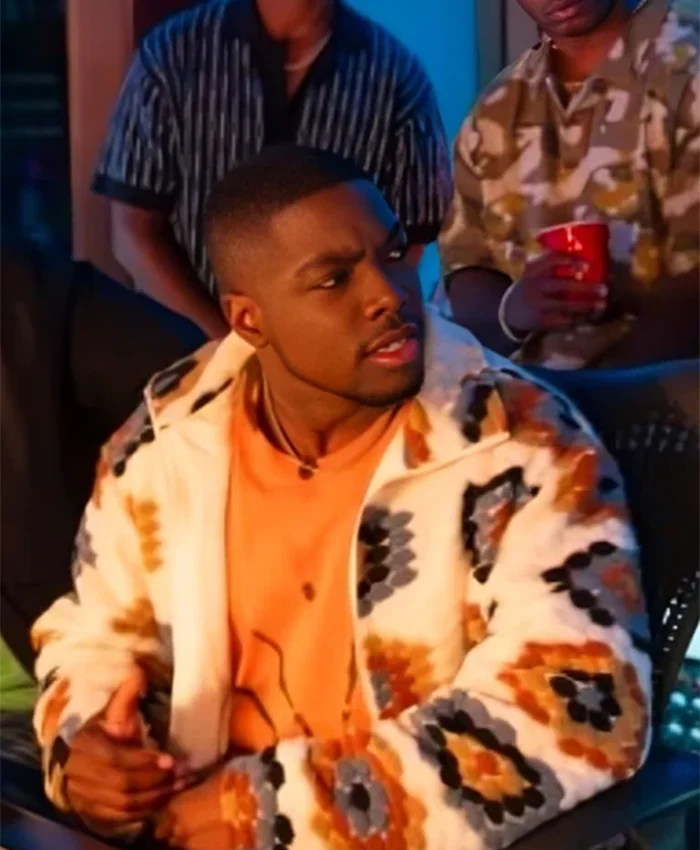 Will Trent S03 Deion Smith Printed Zipper Jacket