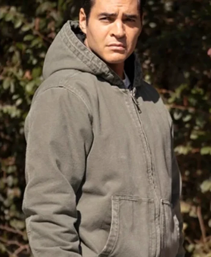 Will Trent S03 Ramon Rodriguez Grey Hooded Jacket