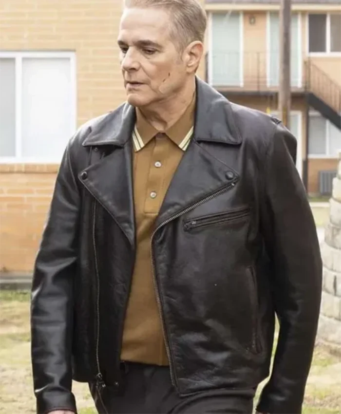 Will Trent S03 Yul Vazquez Leather Black Jacket