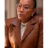 Will Trent S04 Amanda Wagner Leather Blazer