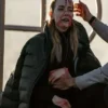 Willa Fitzgerald Alarum 2025 Green Puffer Jacket