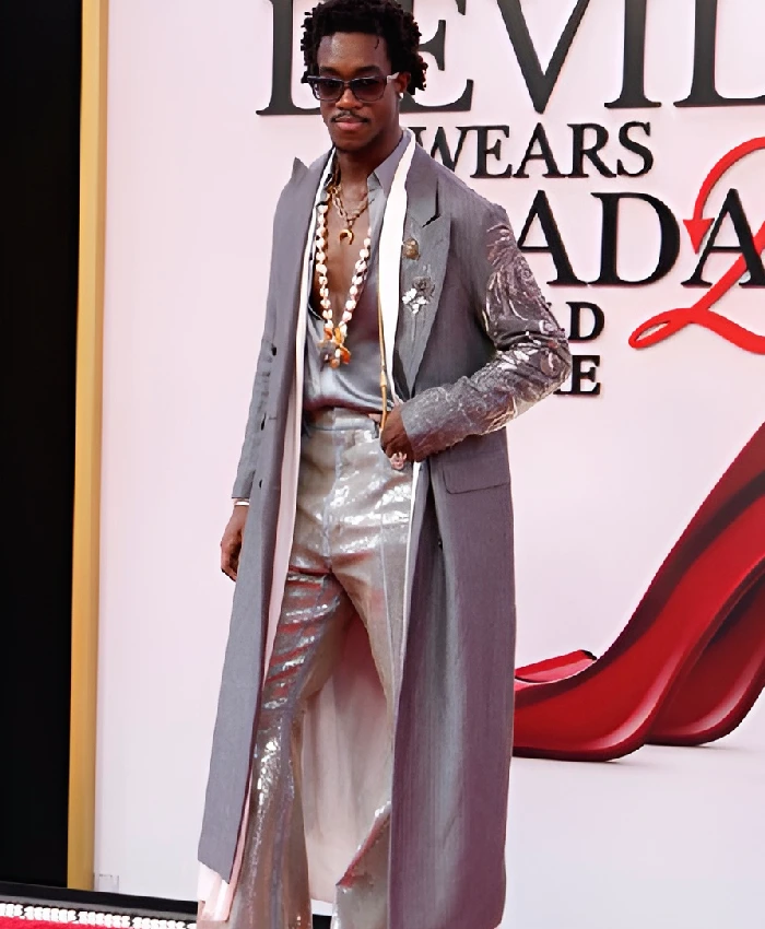Wisdom Kaye The Devil Wears Prada 2 Premiere Coat