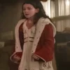 Wolf Man Matilda Firth Red Shearling Jacket