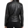 Women Burning Bridges Drake Leather Jacket