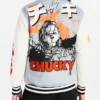 Women Chucky Good Guys Wanna Play Grey Jacket