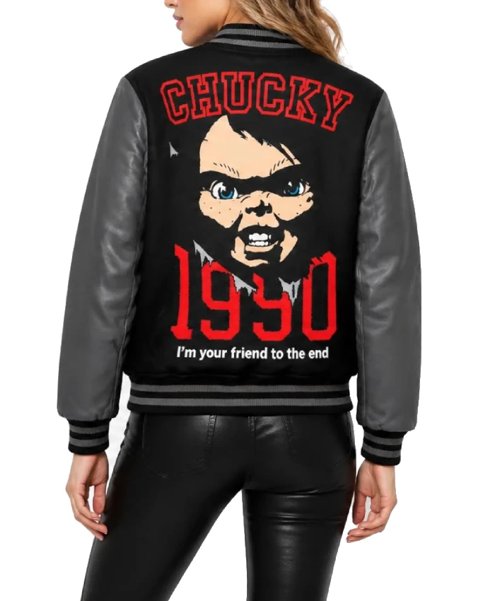 Women Chucky Since 1990 Good Guys Black Jacket